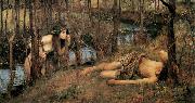 John William Waterhouse A Naiad (mk41) Sweden oil painting reproduction